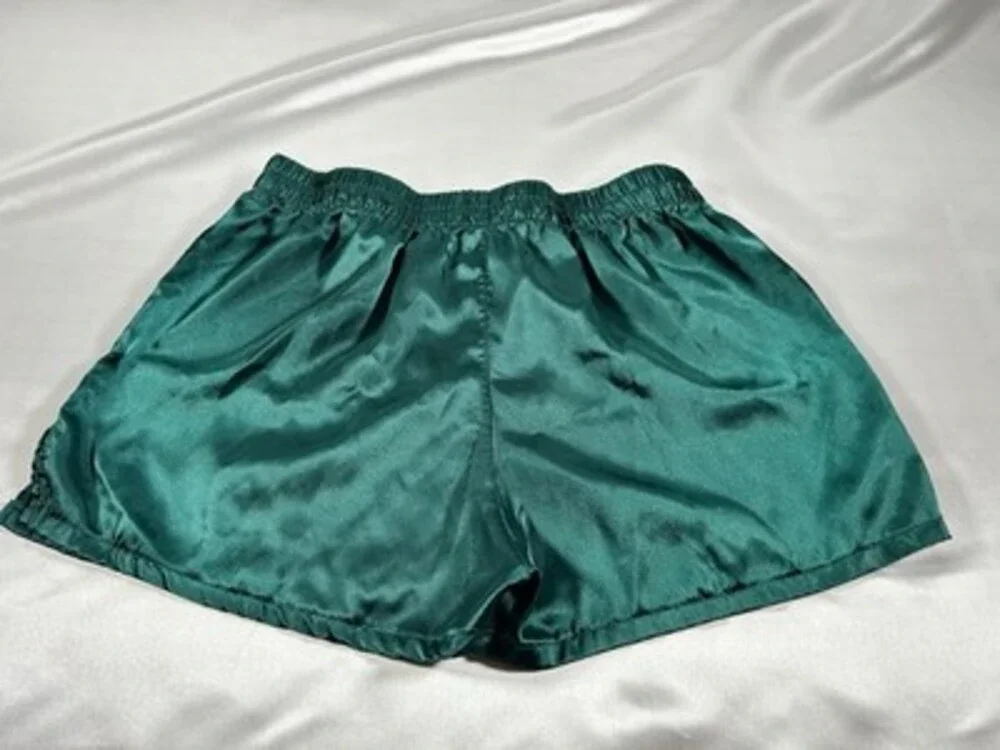 SHINY SATIN GLANZ MENS SATIN BOXERS SIZE LARGE LOT OF 4 Pairs NWOT